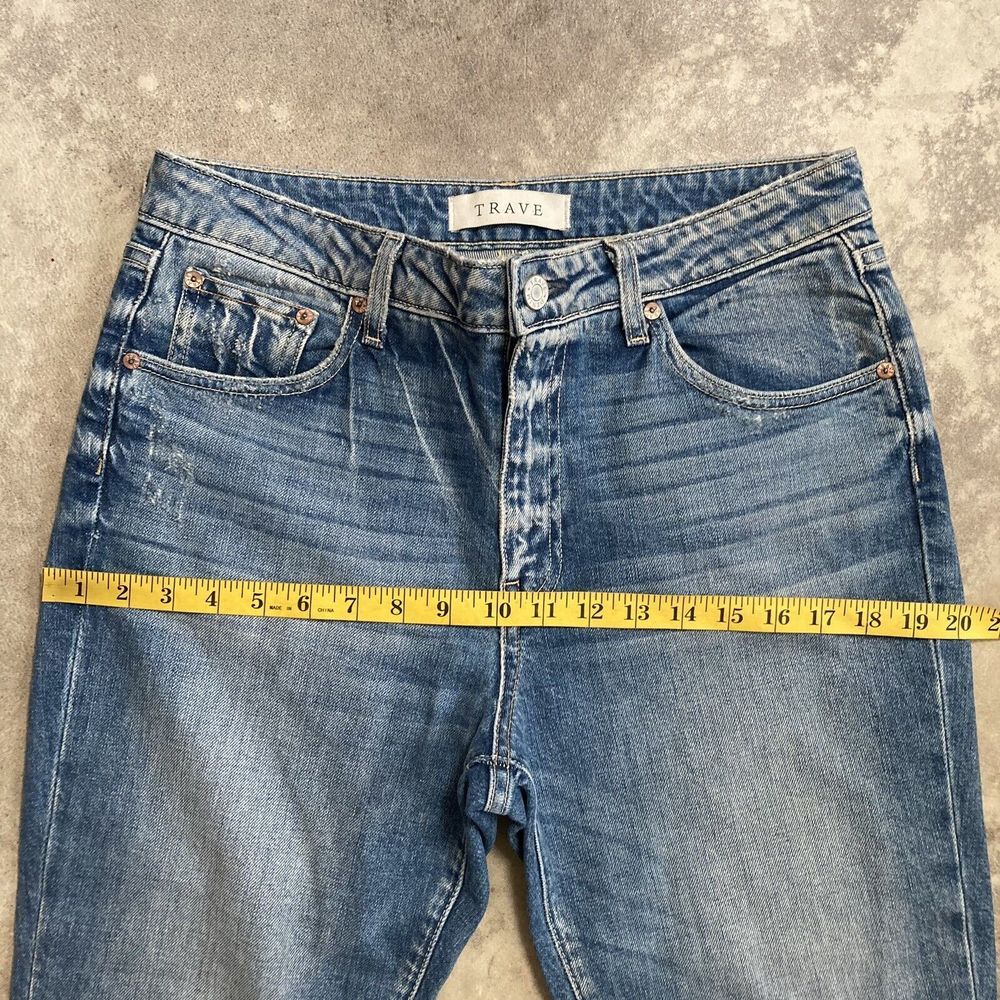 Trave Jeans Womens 30 Blue Irina Unforgettable Wash Under Pressure Denim View 3